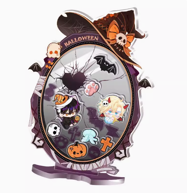 Acryl Helloween Shaker Little Mushroom See you my King Erha