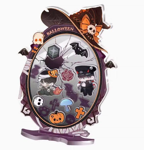 Acryl Helloween Shaker Little Mushroom See you my King Erha