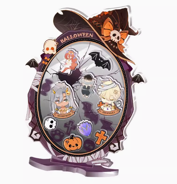 Acryl Helloween Shaker Little Mushroom See you my King Erha