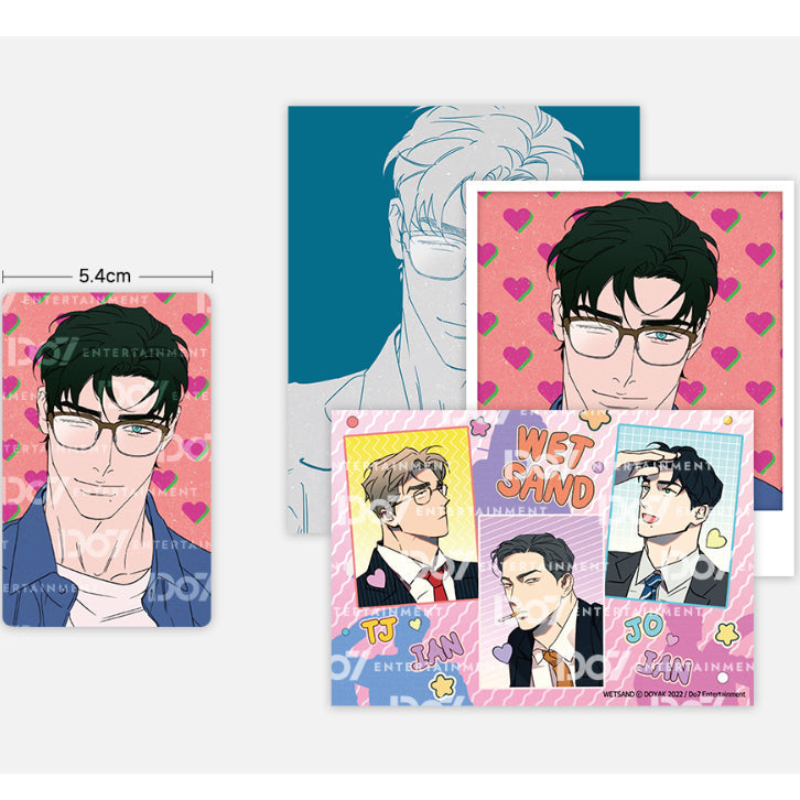 Vorbestellung Wet Sand Photo Card Set Joseph mit Brille