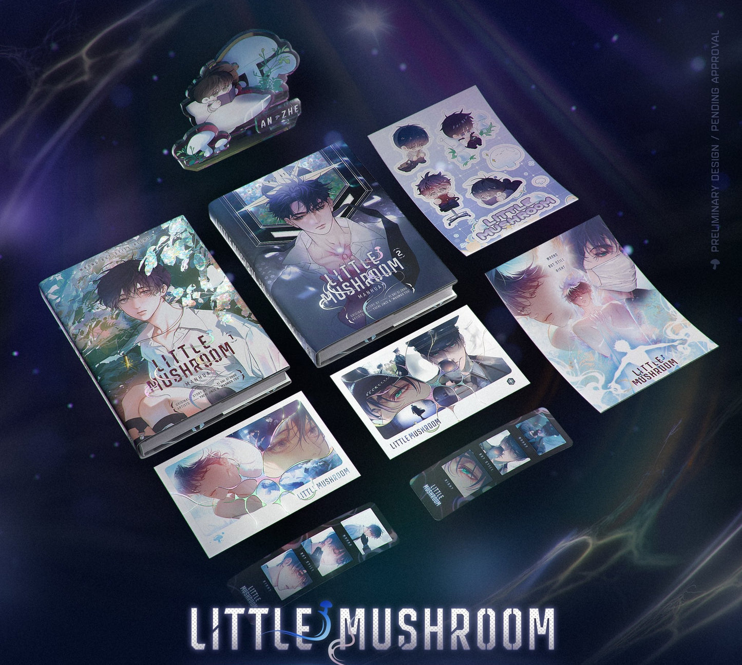 Vorbestellung Little Mushroom Manhua Vol. 1 und 2 + Extras