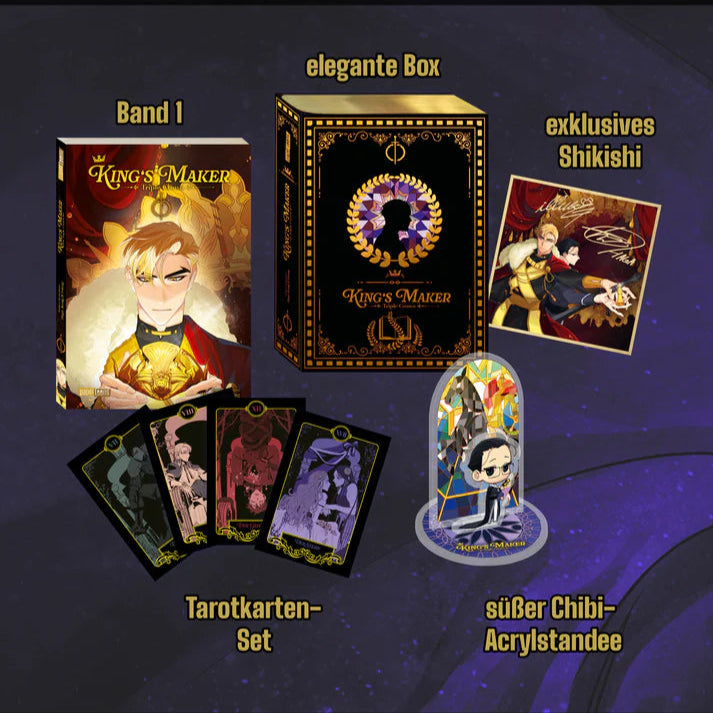 Vorbestellung King's Maker - Triple Crown Limited Edition: Schmuckbox inkl. Band 01