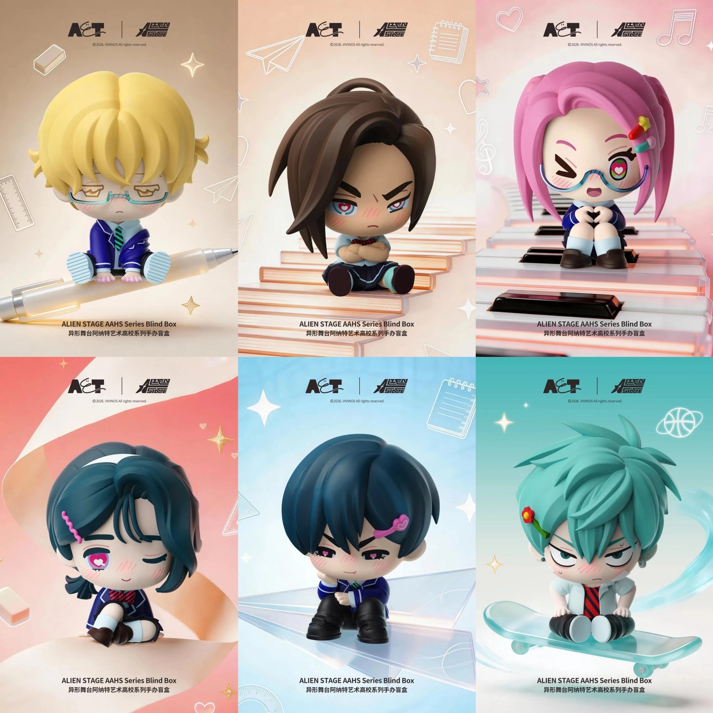 Vorbestellung Alien Stage Mini High School Series Figuren