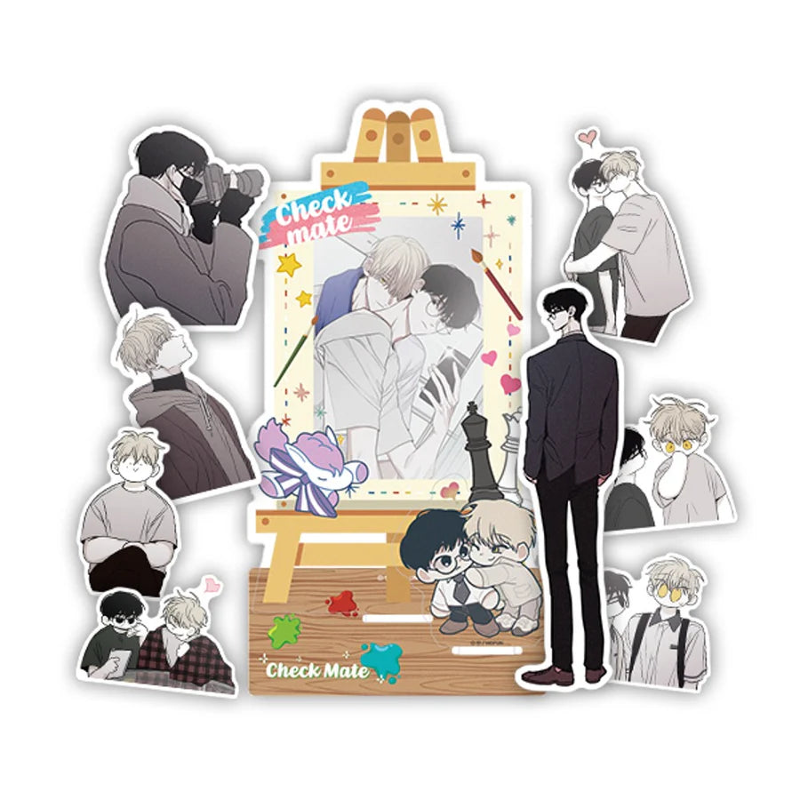 Checkmate Photo Card Acryl Display + Sticker Set