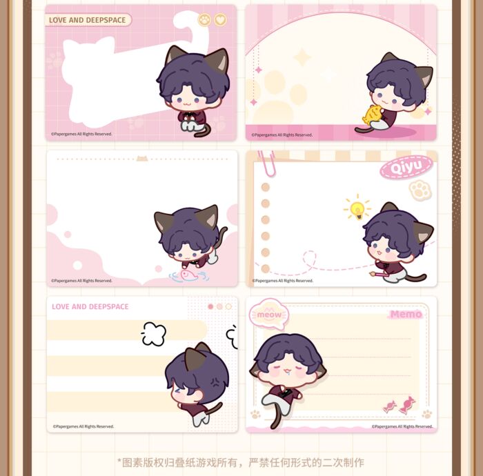 Vorbestellung Love and Deepspace · Your Cat misses you Series Merchandise