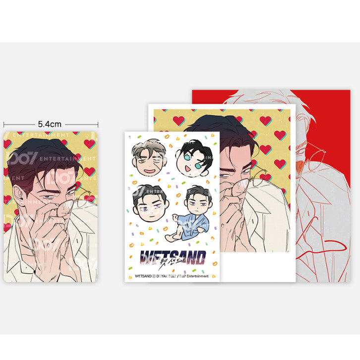 Vorbestellung Wet Sand Photo Card Set Ian mit Brille