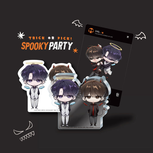 The Hunter’s Gonna Lay Low “SPOOKY PARTY” Mini Acrylic Block SET