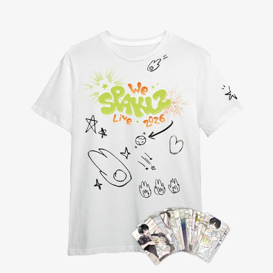 Vorbestellung SPAKLZ 2026 WORLD TOUR - Konzert T-Shirt & Photocard Set