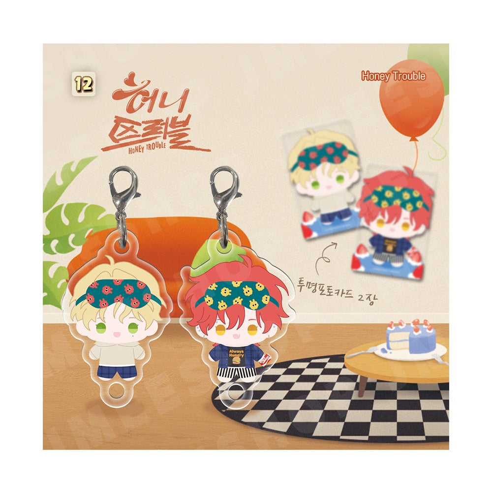 Vorbestellung [BOM sweet HOME] Mini BBOSIRAEGI Acryl Anhänger Set