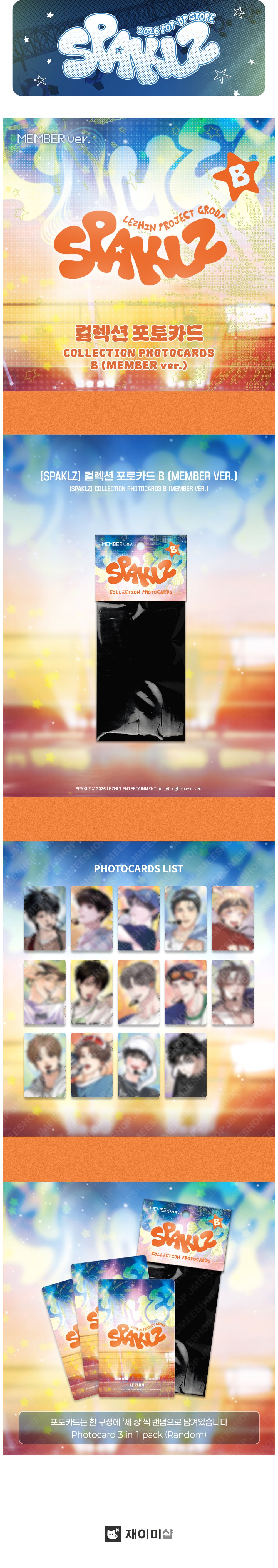 Vorbestellung SPAKLZ 2026 WORLD TOUR - Photo Card