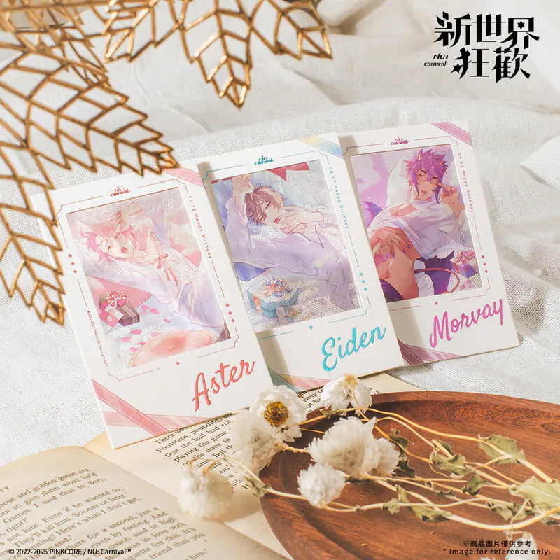Vorbestellung NU: Carnival Birthday Time Series Polaroid-Style Karte