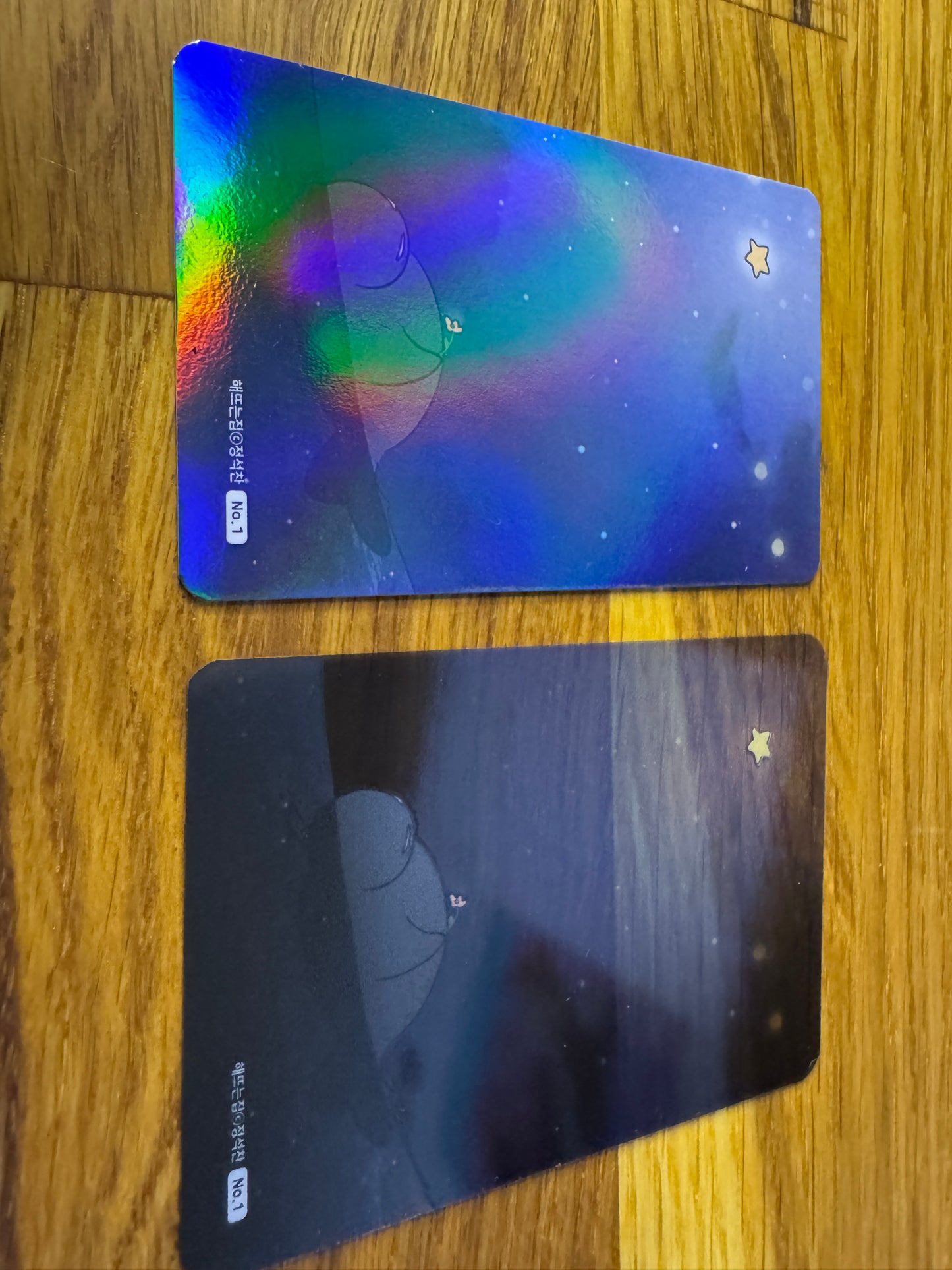 Einzelne Photo Cards verschiedener Serien