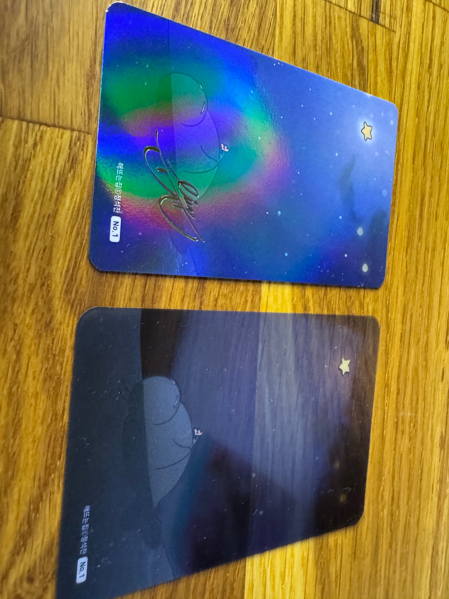 Einzelne Photo Cards verschiedener Serien