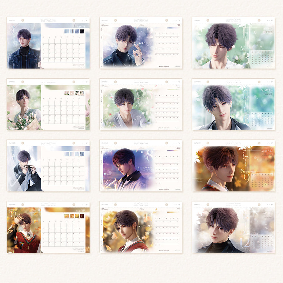 Vorbestellung Love and Deepspace · Tisch Kalender 2026