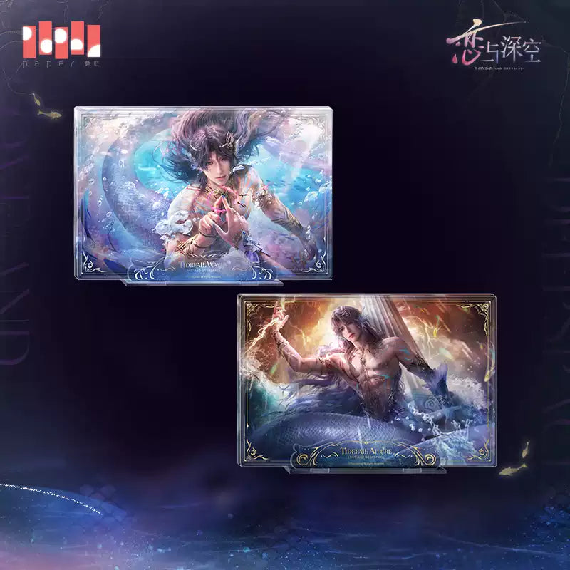 Vorbestellung Love and Deepspace · Rafayel Lemurian Sea God Acryl Magnet Diorama