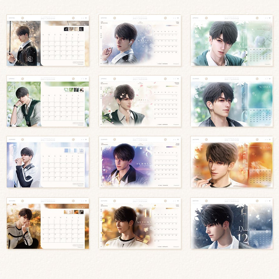 Vorbestellung Love and Deepspace · Tisch Kalender 2026