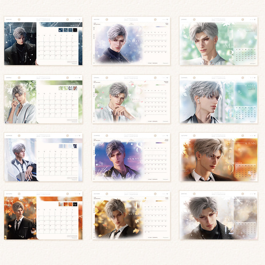 Vorbestellung Love and Deepspace · Tisch Kalender 2026