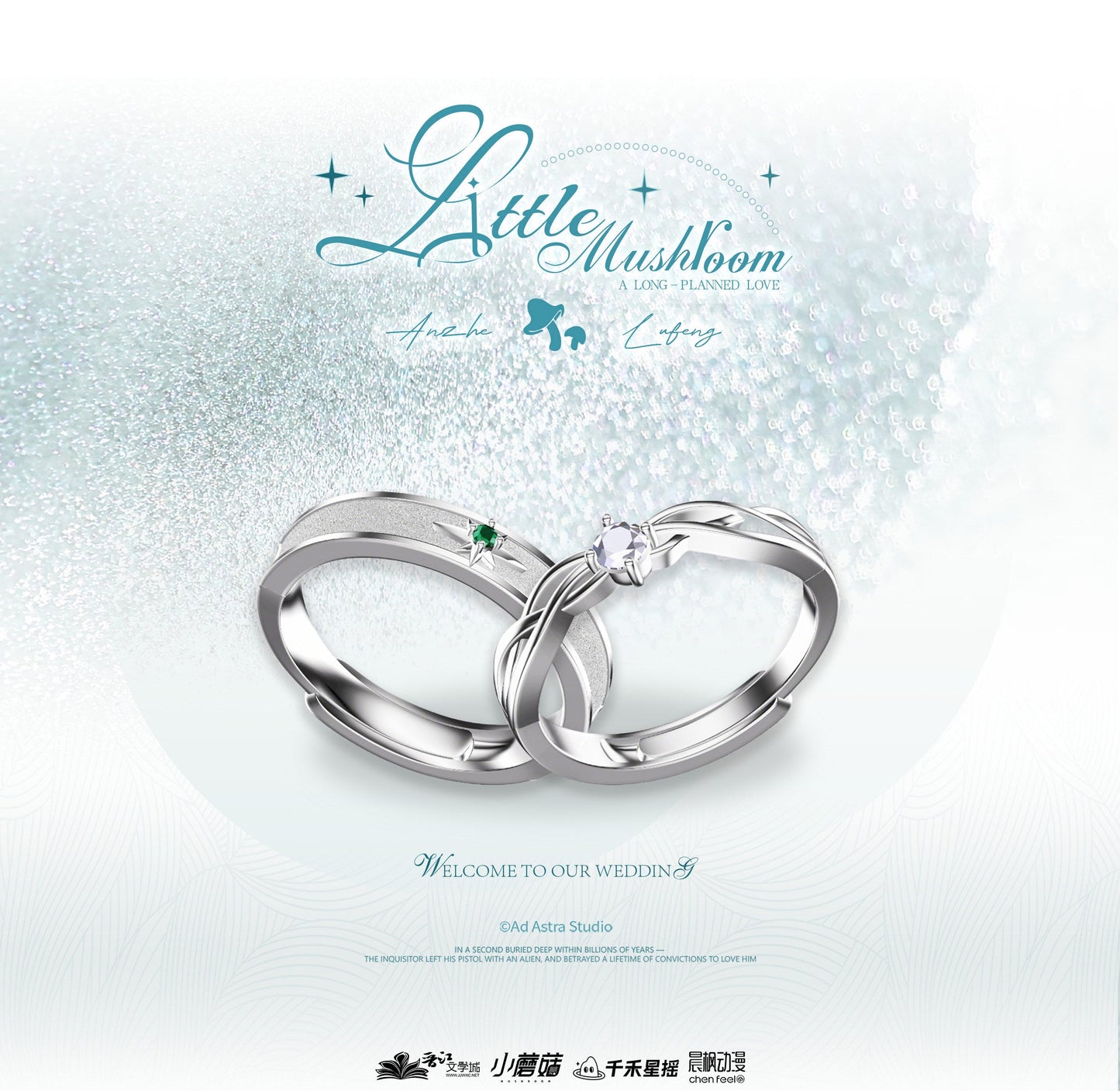 Vorbestellung Little Mushroom Rose Wedding Merchandise