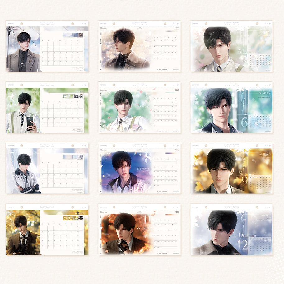 Vorbestellung Love and Deepspace · Tisch Kalender 2026