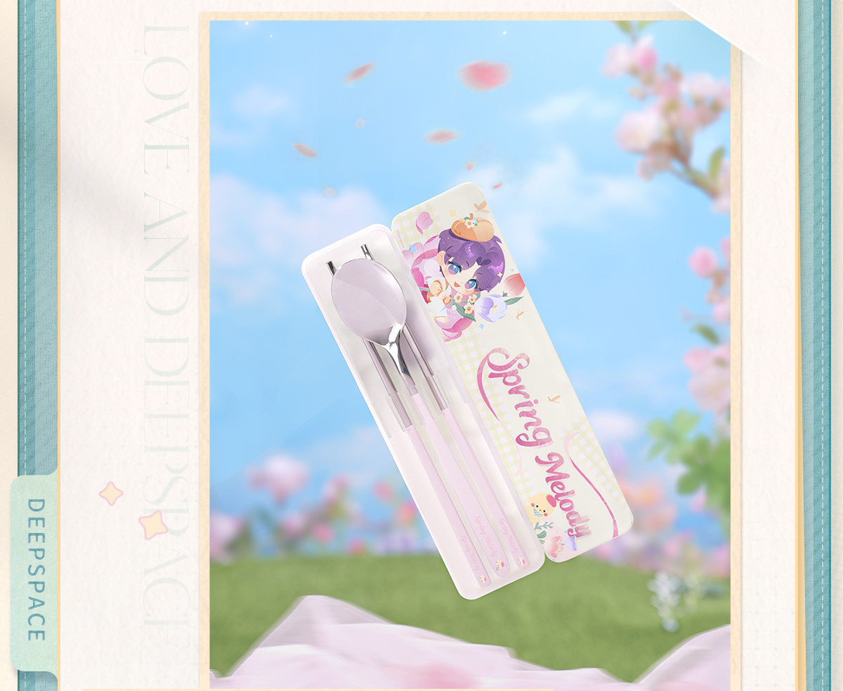 Vorbestellung Love and Deepspace · Frühlingszeit Besteckset