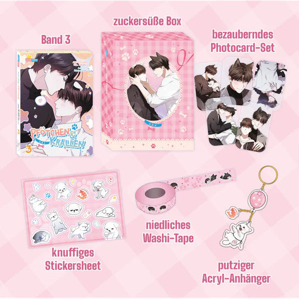 Vorbestellung Pfötchen & Krallen (Paws & Claws) Limited Edition: Schmuckbox mit Band 03
