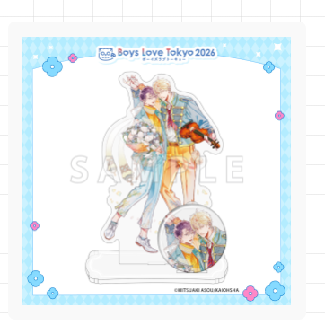 Vorbestellung Boys Love Tokyo 2026 Acryl Aufsteller + Button Set Teil 1