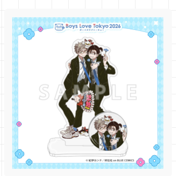 Vorbestellung Boys Love Tokyo 2026 Acryl Aufsteller + Button Set Teil 1
