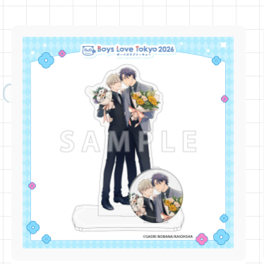 Vorbestellung Boys Love Tokyo 2026 Acryl Aufsteller + Button Set Teil 2