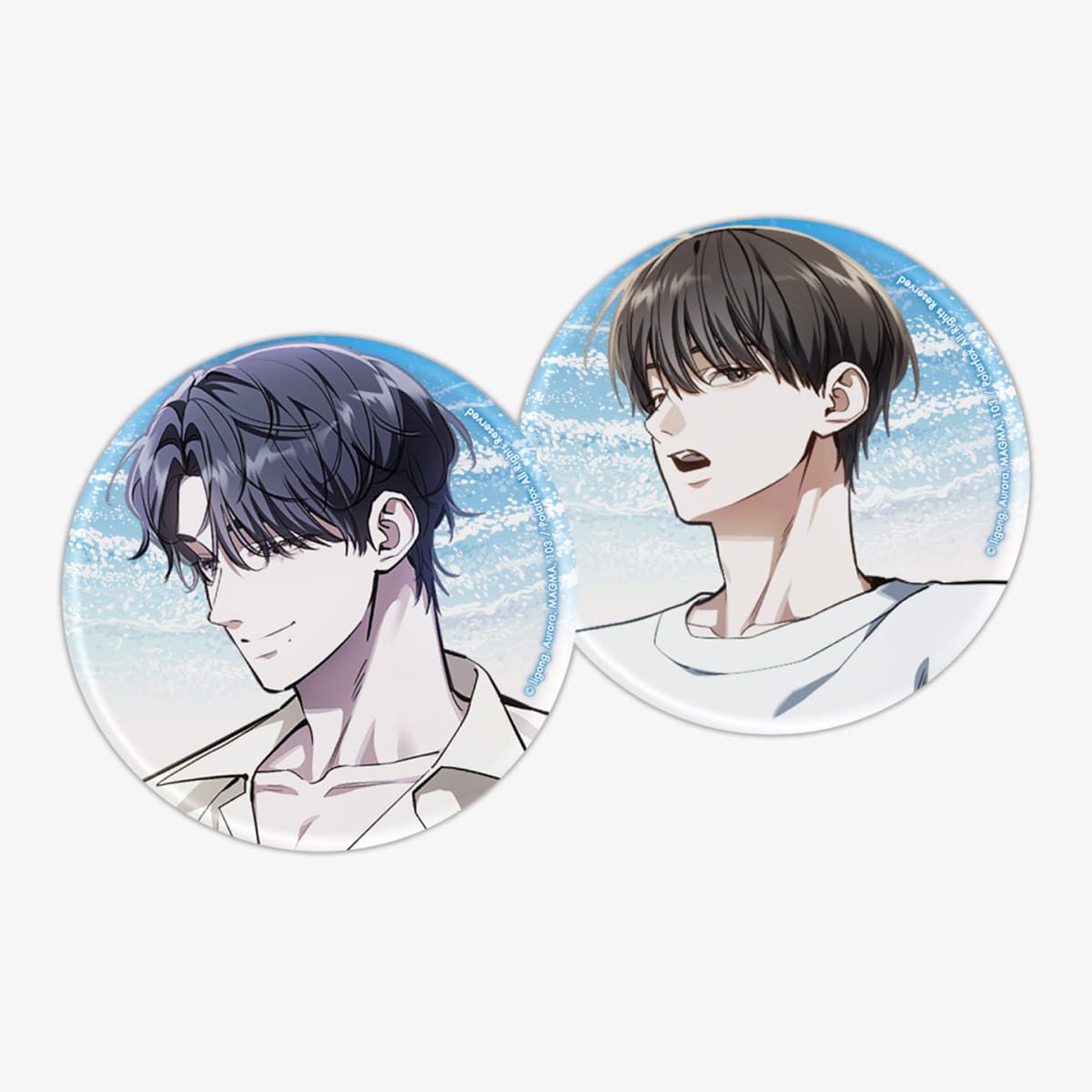 The Hunter's Gonna Lay Low "Summer in Thailand" Holo Button Set