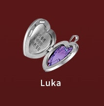 Vorbestellung Aline Stage Karmic Angel Series Herzanhänger mit Bild